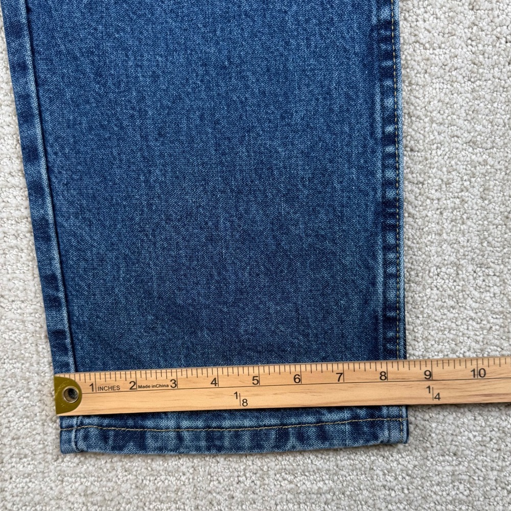 NEW Wrangler Mens 36x34 George Strait Original Fit Cowboy Cut Denim Blue Jeans - Picture 10 of 11